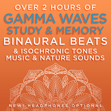 Over 2 Hours Of Gamma Waves Study & Memory Binaural Beats & Isochronic Tones Music